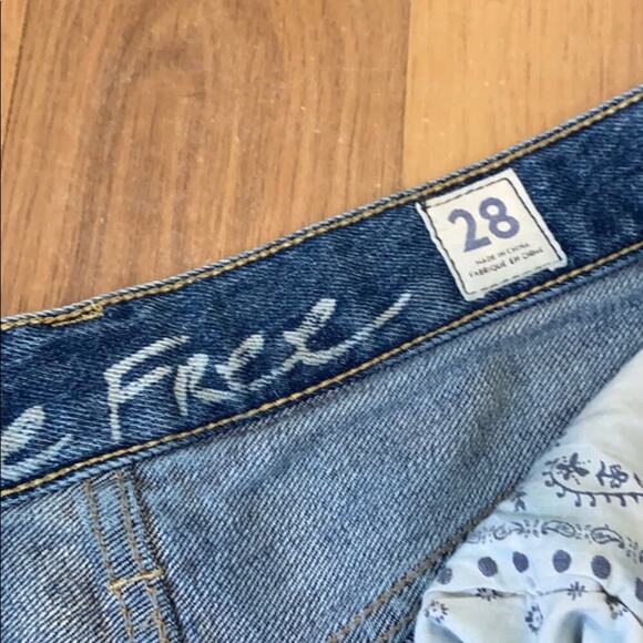 Free People X Revolve Sofia Short Denim Blue size 28 - Picture 11 of 14